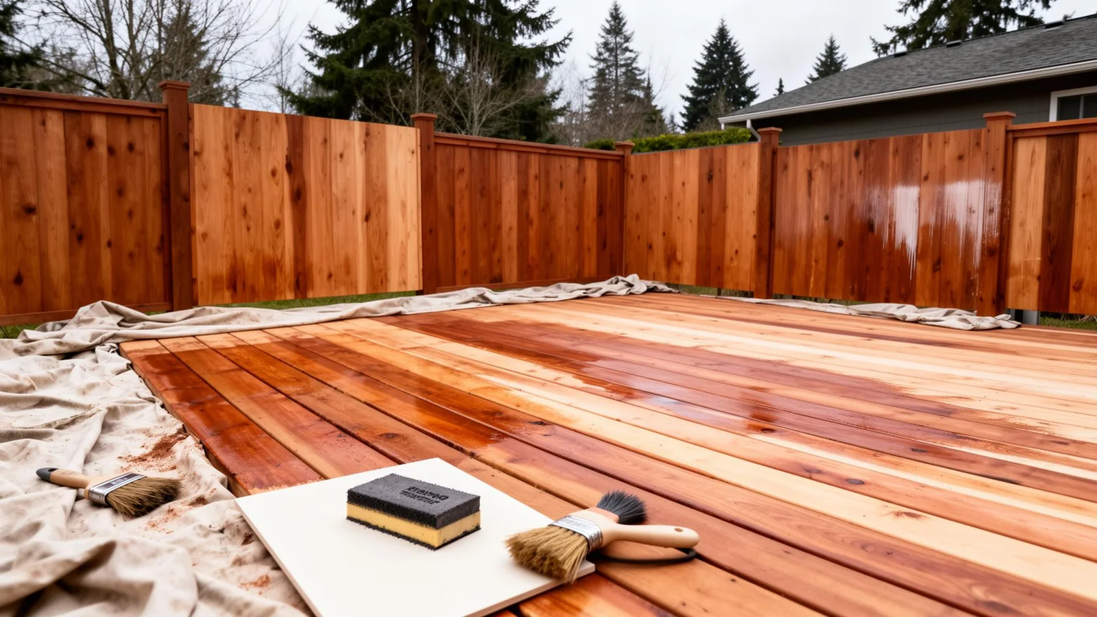Deck and Fence Staining Prep for Better Results