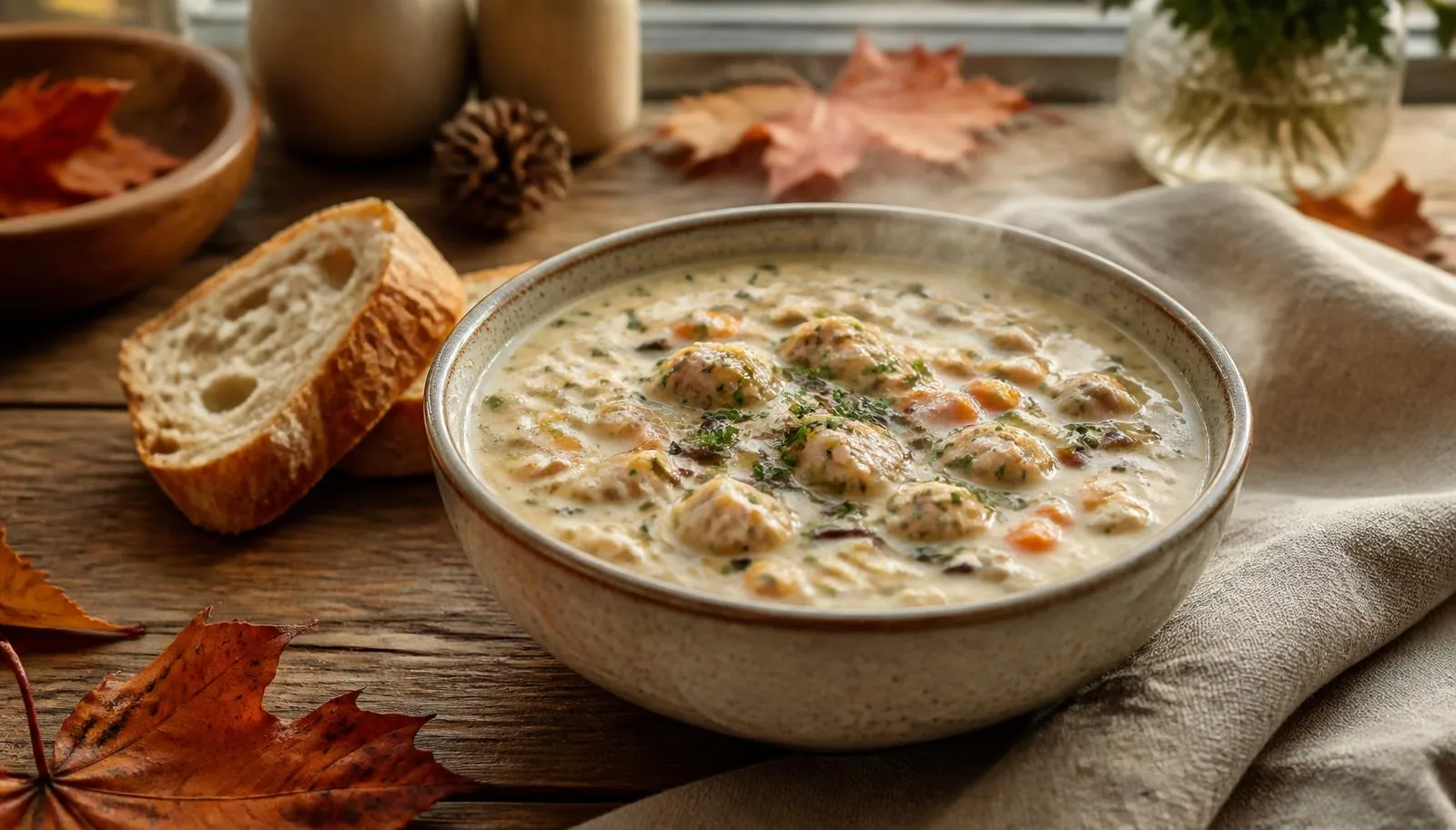 One-Pot Chicken and Wild Rice Soup